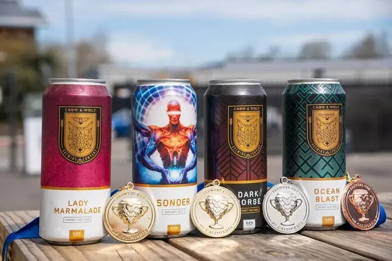 Crow & Wolf Brewing Co. Taproom in Clovis, CA